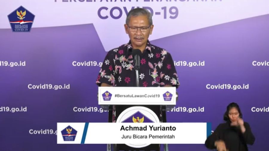 Juru Bicara Pemerintah untuk Penanganan Covid-19 Achmad Yurianto (Youtube BNPB Indonesia)