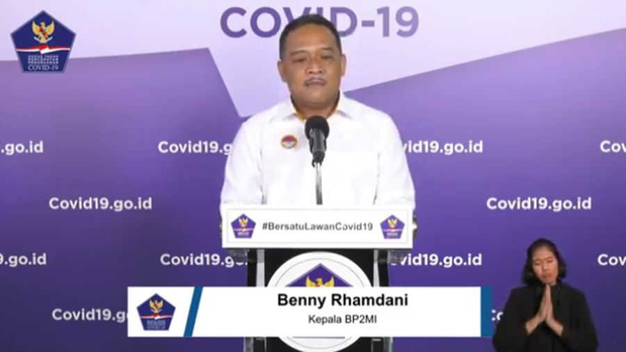 Kepala BP2MI, Benny Rhamdani  (Youtube BNPB Indonesia)