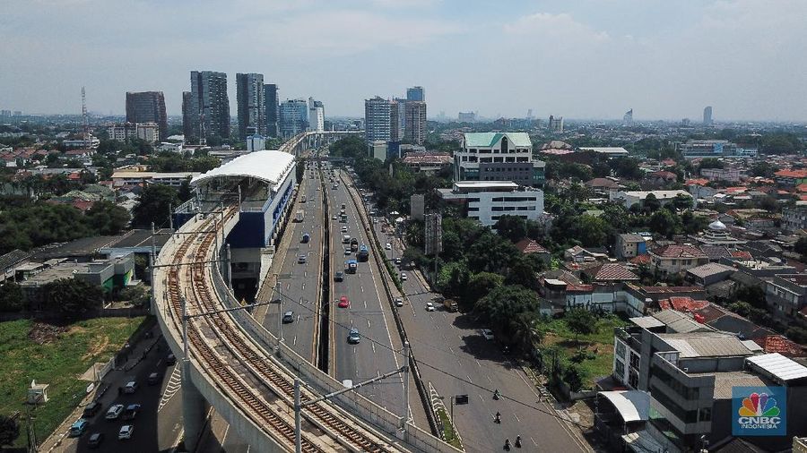 Lalu Lintas di Jakarta (CNBC Indonesia/ Andrean Kristianto)