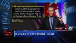 Obama Kritik Trump Terkait Penanganan Corona di AS