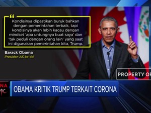 Obama Kritik Trump Terkait Penanganan Corona di AS