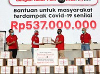Cegah Dampak COVID-19, IndiHome Salurkan Bantuan Rp 537 Juta