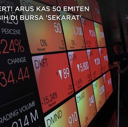 Alert! Arus Kas 50 Emiten Lebih di Bursa 'Sekarat'