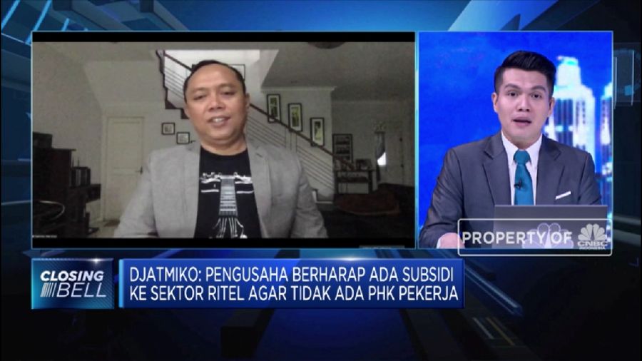 Toko Setop Beroperasi, ERAA Harapkan Ada Subsidi Cegah PHK (CNBC TV )