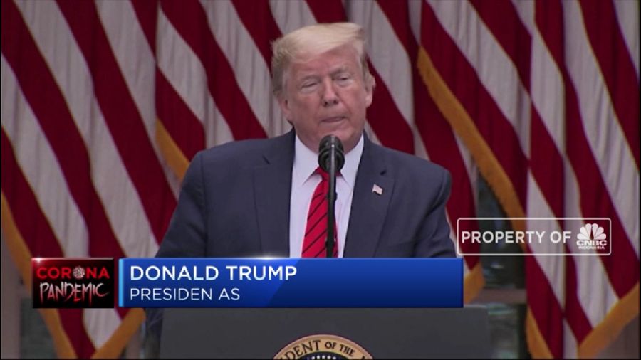 Trump Optimistis Ekonomi AS Akan Segera Pulih Pasca Pandemi Covid-19