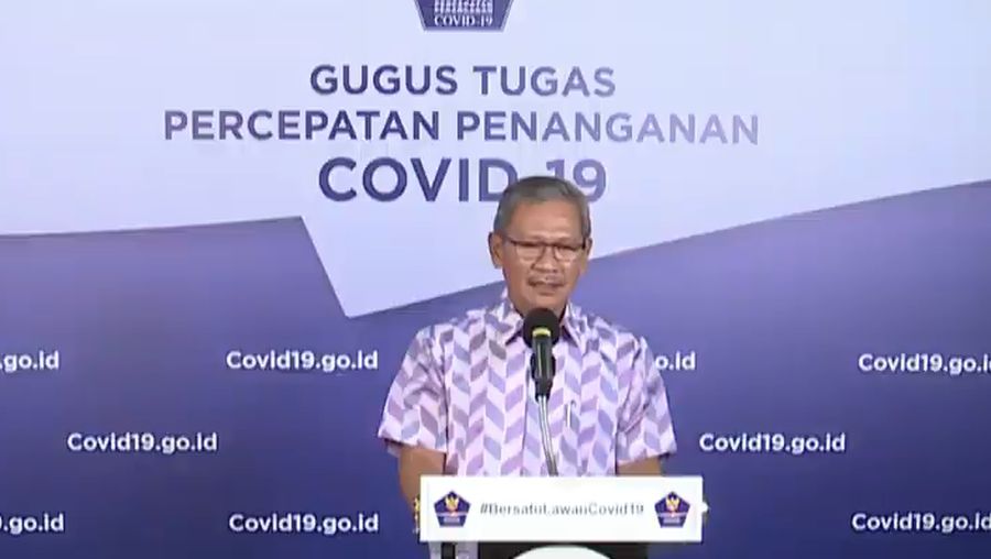 Jubir Covid-19 Achmad Yurianto (BNPB)