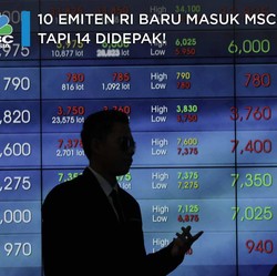 10 Saham di BEI Masuk Indeks MSCI, tapi 14 Didepak!