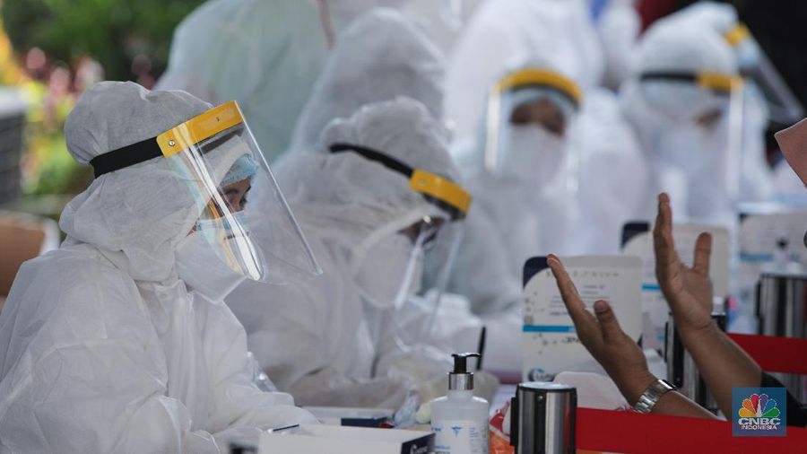 Rapid Test  Covid-19 (CNBC Indonesia/ Andrean Kristianto)