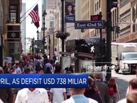 Defisit Anggaran AS Mencapai USD 738 Miliar pada April 2020