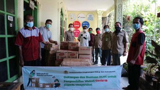 Yayasan Sosial Salurkan Donasi dari KLHK untuk Anak Jalanan