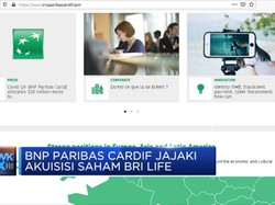 BNP Paribas Cardif Jajaki Akuisisi Saham BRI Life