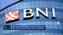Selama Ramadan, BNI Siapkan Uang Tunai Rp 10,24 T per Pekan