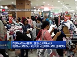 Beberapa Gerai Matahari dan Ramayana Kembali Dibuka