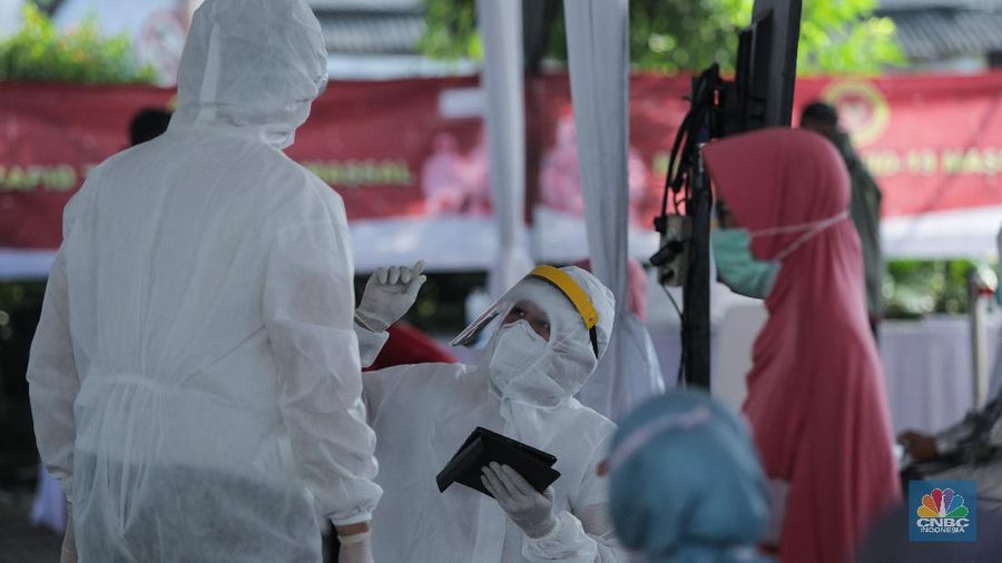 Rapid Test  Covid-19 (CNBC Indonesia/ Andrean Kristianto)