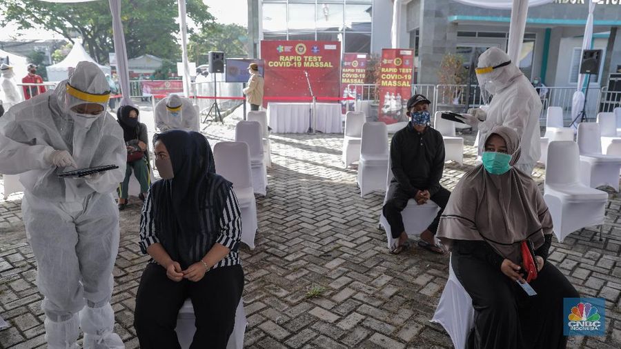 Rapid Test  Covid-19 (CNBC Indonesia/ Andrean Kristianto)