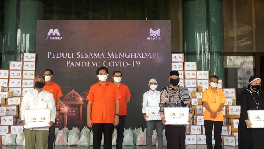 Bank Mega Peduli Sesama Menghadapi Pandemi Covid-19. (Dok.Bank Mega)