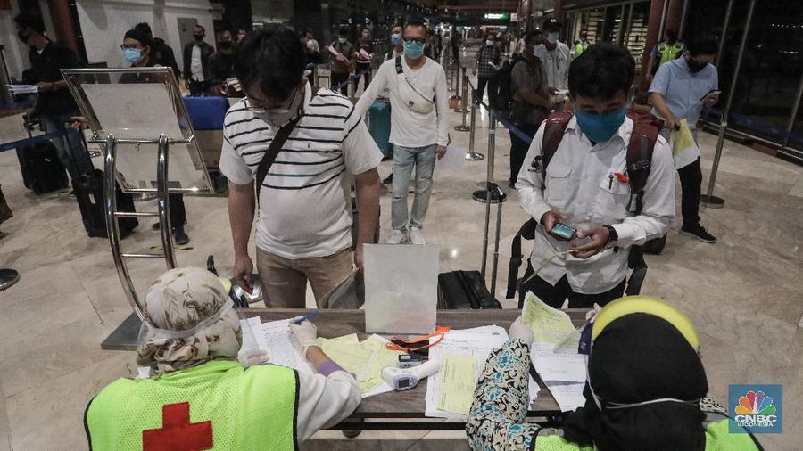 Lalu Lintas di Jakarta (CNBC Indonesia/ Andrean Kristianto)