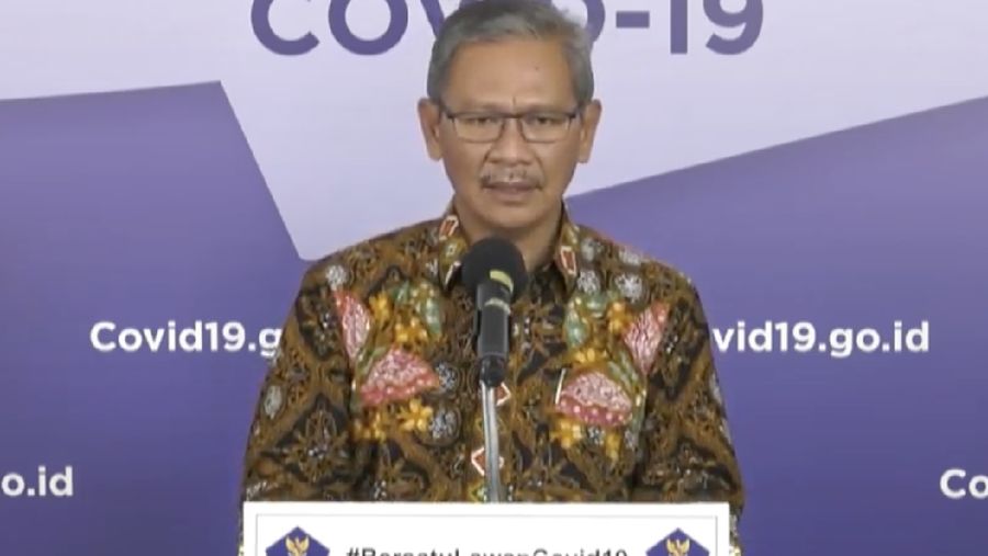 Achmad Yurianto selaku Juru Bicara Pemerintah Covid-19. (Dok: BNPB)