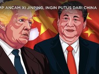 Trump Ancam Xi Jinping, Ingin Putus dari China