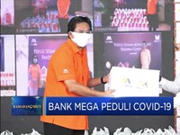 Bank Mega Salurkan Paket Sembako Bagi Warga Terdampak Corona