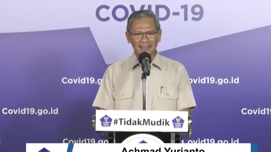 Achmad Yurianto selaku Juru Bicara Pemerintah Covid-19. (Dok: BNPB)