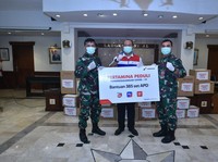 Pertamina Distribusikan APD & Masker Bagi Tenaga Medis TNI AL