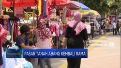 Masih PSBB, Pasar Tanah Abang Kembali Ramai