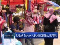 Masih PSBB, Pasar Tanah Abang Kembali Ramai