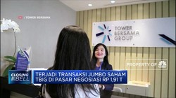 Transaksi Jumbo Saham TBIG di Pasar Negoisasi