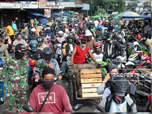 Macet di Jabar Turun 30% karena PSBB