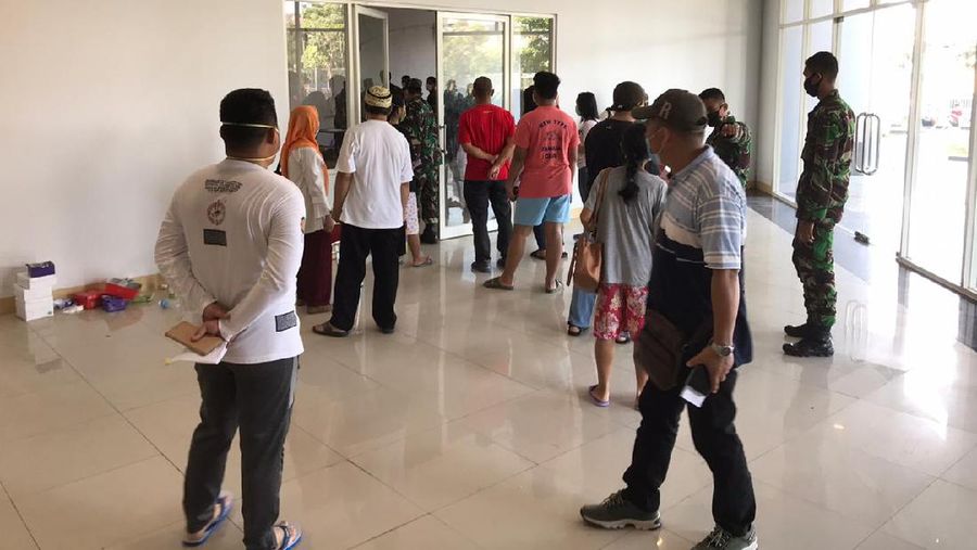 Suasana Wisma Atlet yang penuh sesak. Ist