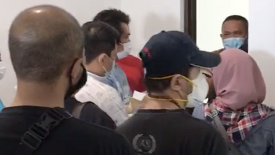 Suasana Wisma Atlet yang penuh sesak. Ist