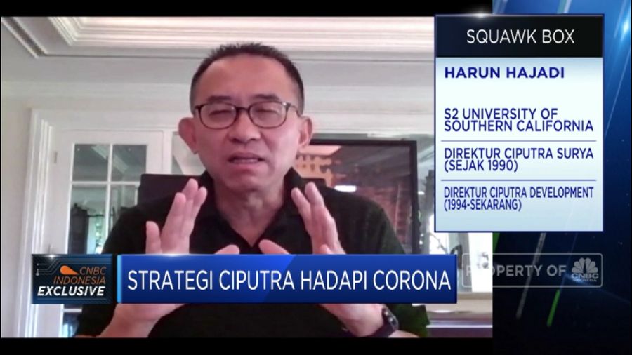 Ciputra: Menurunkan Harga Properti Belum Jadi Pilihan Saat Pandemi(CNBC TV )