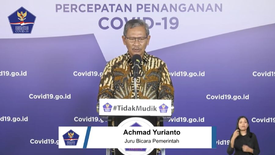 Achmad Yurianto selaku Juru Bicara Pemerintah Covid-19. (Dok: BNPB)