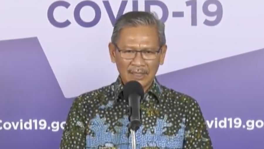 Achmad Yurianto selaku Juru Bicara Pemerintah Covid-19. (Dok: BNPB)