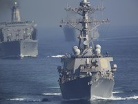 Kapal Perang AS Kembali Masuk Selat Taiwan, Ada Apa?