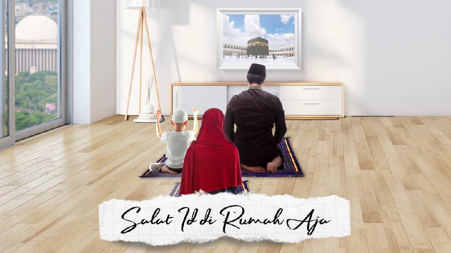 Salat Id di rumah