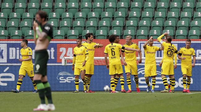 Hasil Bundesliga Jerman: Dortmund Kalahkan Wolfsburg 2-0