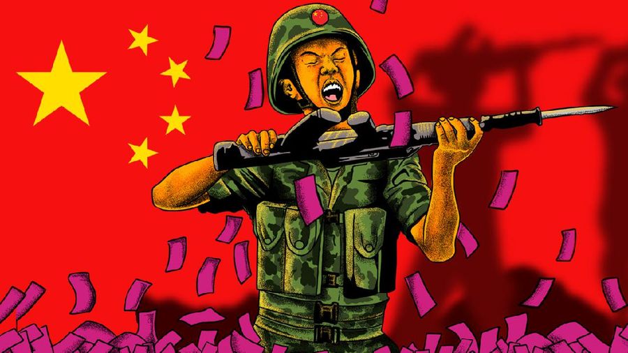 Infografis/Siaga World War III dengan AS? China Tambah Anggaran Militer/Aristya Rahadian Krisabella