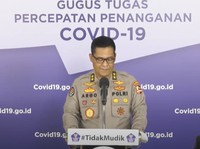 Polri: 145 Orang Pedemo Tolak Omnibus Law Reaktif Covid-19