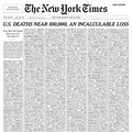Dekati 100 Ribu, Headline NY Times Diisi Daftar Korban Corona