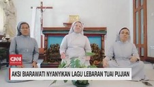 VIDEO: Aksi Biarawati Nyanyikan Lagu Lebaran Tuai Pujian