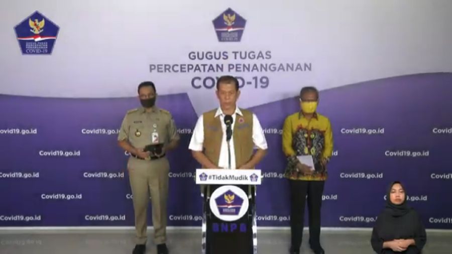 Ketua Pelaksana Gugus Tugas Percepatan Penanganan Corona Virus Disease 2019 ,Letnan Jenderal TNI Doni Monardo (Youtube BNPB Indonesia)