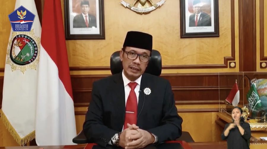 Agus Maftuh Abegebriel, Duta Besar RI untuk Kerajaan Arab Saudi (Youtube BNPB Indonesia)