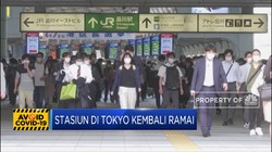 Status Darurat Dicabut, Stasiun di Tokyo Kembali Ramai