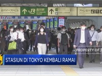 Status Darurat Dicabut, Stasiun di Tokyo Kembali Ramai