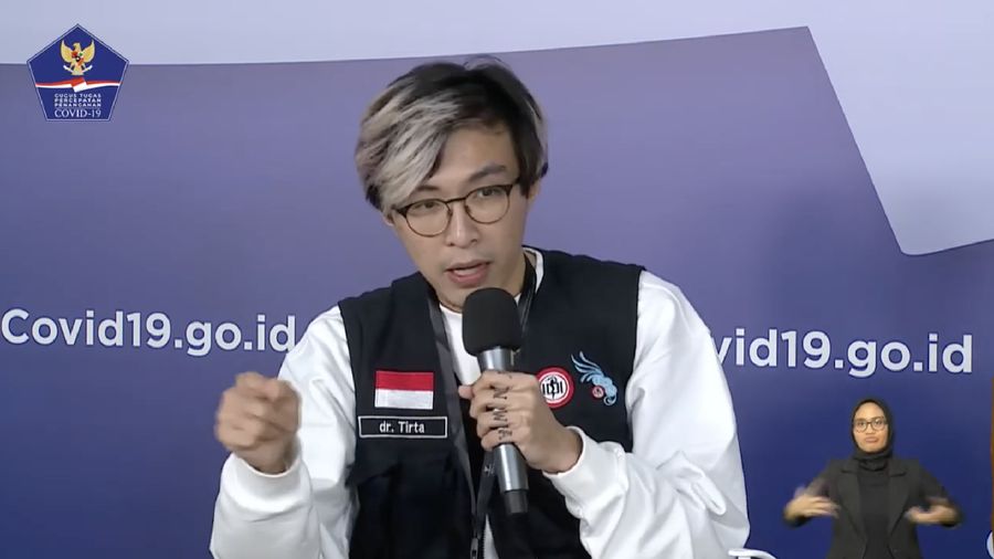 dr. Tirta Mandira Hudhi -- Relawan Medis (Youtube BNP. indonesia)