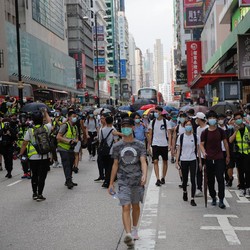 Abaikan COVID-19, Ribuan Warga Hong Kong Unjuk Rasa Lagi