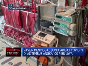 Pasien Tewas Akibat Corona di AS Tembus 100 Ribu Jiwa