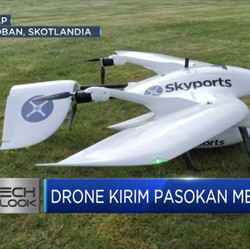 Drone Kirim Pasokan Medis